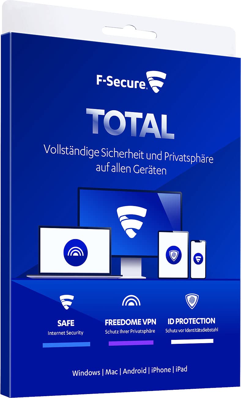 F-SECURE Sof Total 18 Monate f 3 Ger.VPN+ID P.