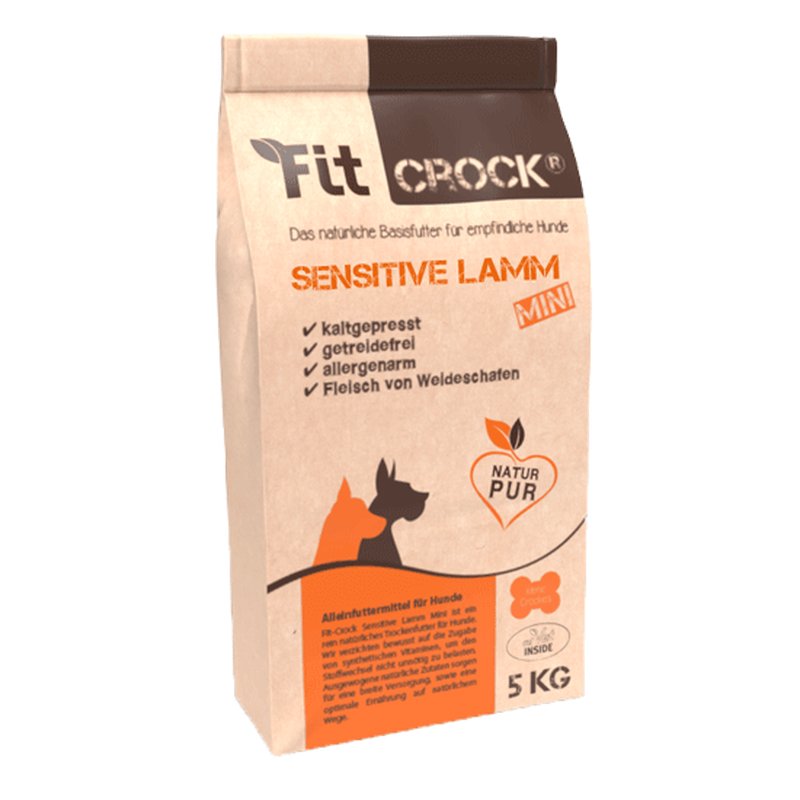 cdVet Fit-Crock Sensitive Lamm Mini - 5 kg (7,78 &euro; pro 1 kg)