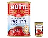 12x Mutti polpa di Pomodoro Tomato Pulp Tomato Sauce 100% Italian 400 + Italian Gourmet polpa 400g