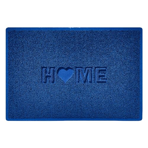 Nicoman Love at Home Fußmatte, 90 x 60 cm, Blau