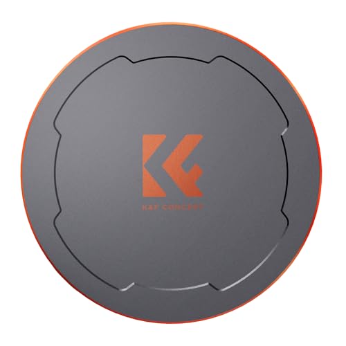 K&F Concept 2-in-1 Magnetic Metall Objektivdeckel mit Gewinde-62mm,Kompatibel mit Objektiven und K&F Concept Magnetischen Filtern