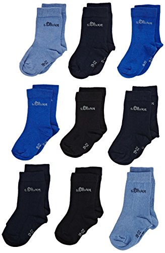 s.Oliver Junior Socken 18er Pack, Größe:35-38, Farbe:Blue (0030)
