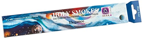 Berg Räucherstäbchen Holy Smokes Blue Line, Elegance-Moschus-Duft 10 Packungen