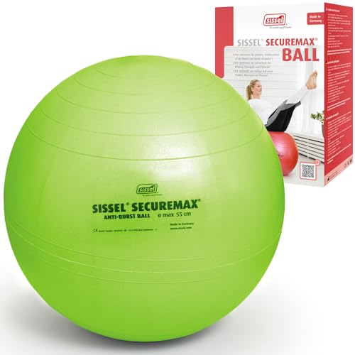 Sissel SECUREMAX Gymnastikball (Grün, 55 cm)