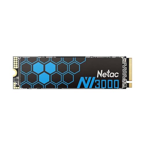 Netac 2TB NV3000 M.2 NVMe SSD, M.2 2280, PCIe3, 3D TLC NAND, R/W 3300/2900 MB/s, 320K/280K IOPS