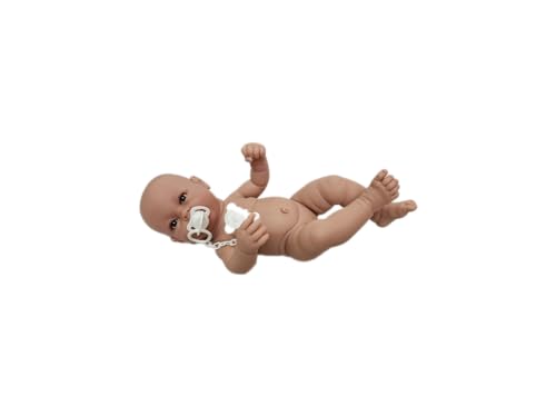 Berbesa Martina Babypuppe für Neugeborene, 42 cm, sexuell mit weichem Vinylkörper. Inklusive Schnuller, der im Mund befestigt Puppen