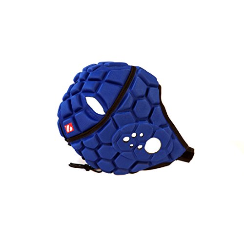 BARNETT Heat PRO Rugby Helm, Spielhelm Profi, Farbe königsblau (XL)