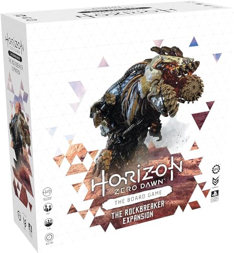 Horizon Zero Dawn™ Brettspiel - Rockbreaker-Erweiterung 1 hochdetaillierte Rockbreaker-Miniatur, 60-90 Minuten, 2-4 Spieler, 14+