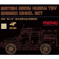 (MNGSPS-064) - Meng Model 1:35 - Husky Sagged Wheel Set (Resin)
