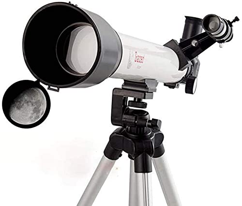 Astronomical Telescope, Refraction Telescope with Tripod, 90° Zenith Mirror Deep Space Finder Telescope, Watching The Moon Stargazer QIByING