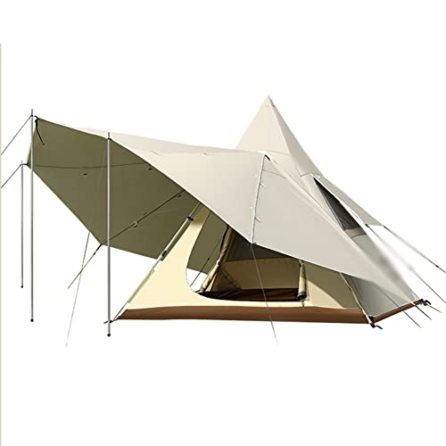 Outdoor-Tipi-Zelt, tragbares Zelt, wasserabweisend und UV-Schutz, Sonnenschutz mit Tragetasche für Camping, Wandern, Klettern, Reisen