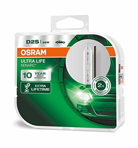 Osram XENARC ULTRA LIFE D2S HID Xenon-Brenner, Entladungslampe, 66240ULT-HCB, Duobox (2 Stück)