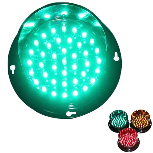 100 mm (4 Zoll) Leuchtsignale, Monochrome Lichtsignale, Leuchtperlen für Kontrollleuchte (Color : Green, Size : 220V)