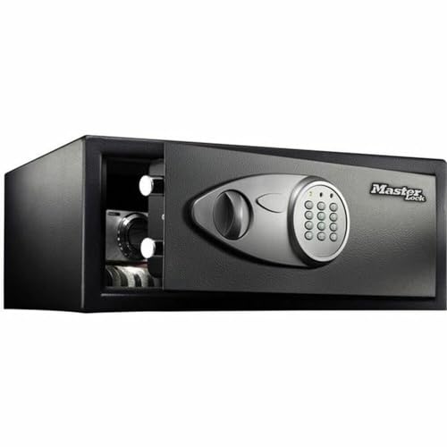 Master Lock X075ML Möbeltresor [elektronischen Kombinationsschloss] - Laptop-Safe, Schmucksafe und mehr, Schwarz, Large-22L