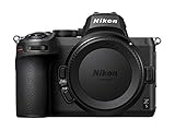 Nikon Spiegellose Z 5-Vollformatkamera (24,3 MP, 273-Punkt-Hybrid-AF mit Fokusassistent, eingebauter 5-Achsen-Bildstabilisator, 4K-UHD-Video, doppelter Speicherkartensteckplatz)