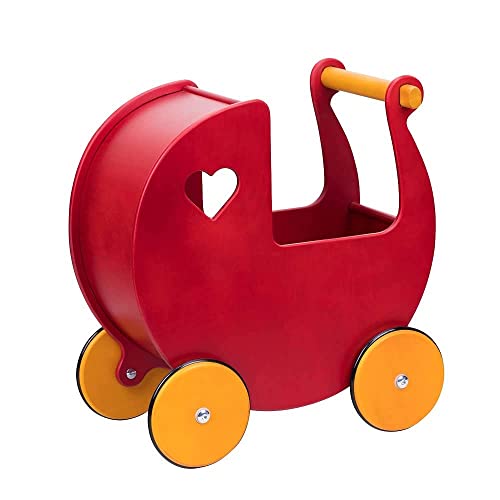 MOOVER 888035 Toys Puppenwagen, rot