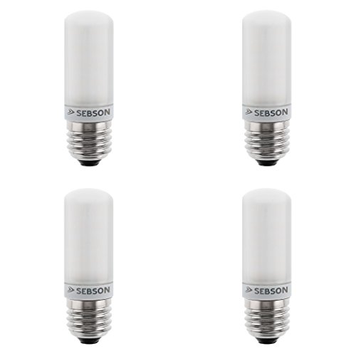 SEBSON LED Lampe E27 warmweiß 4W, ersetzt 40W Glühlampe, 400 Lumen, LED Leuchtmittel 280°, 4er Pack