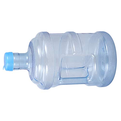 CLISPEED Reine Wasserflasche Wassergallone Mineralwasserflasche Tragbar Eimer mit Griff Bergquellwasser für alle Wasserspender Camping Picknick Trinkflasche Sportflasche 7,5 Liter