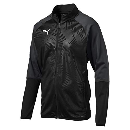 PUMA Herren Cup Training Poly Jacket Core Trainingsjacke, Black-Asphalt, S
