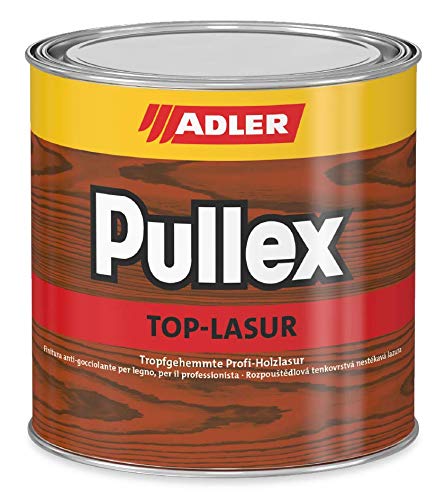 ADLER Pullex Top-Lasur - 5 L Kiefer - Tropfgehemmte Holzlasur in Profi-Qualität für Holz außen - Lasur in verschiedenen Holzfarbtönen