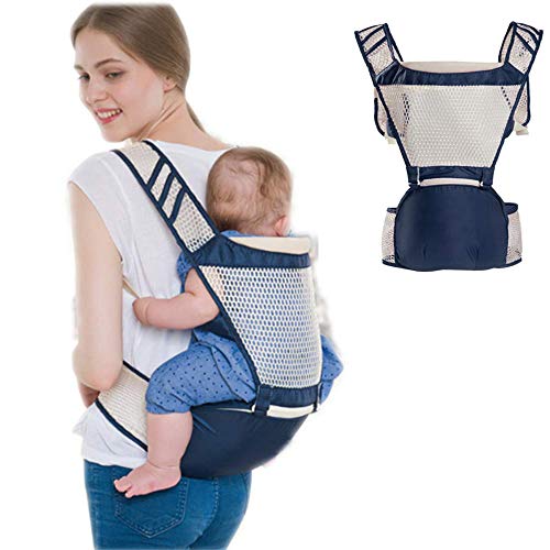 G-Tree Baby-Hip-Fördermaschine, Breathable Baby-Riemen, Ergonomisch Leichte Babyschale -Adapt zu Neugeborene, Babys und Kleinkinder (blau)