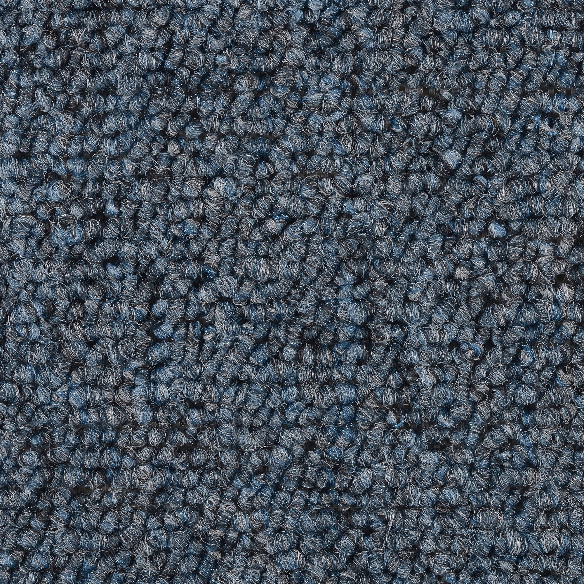 BODENMEISTER BM72051 Teppichboden Auslegware Meterware Schlinge blau grau 400 cm und 500 cm breit, verschiedene Längen, Variante, 4x5m