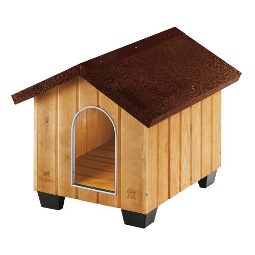 Ferplast 87001000 Domus Small Hundehütte, 61 x 74.5 x 55 cm