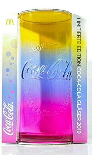 /Coca-Cola / Glas/Gläser/Limitierte Edition/RegenbogenGlas/Mc Donald's / 2019 / NEU
