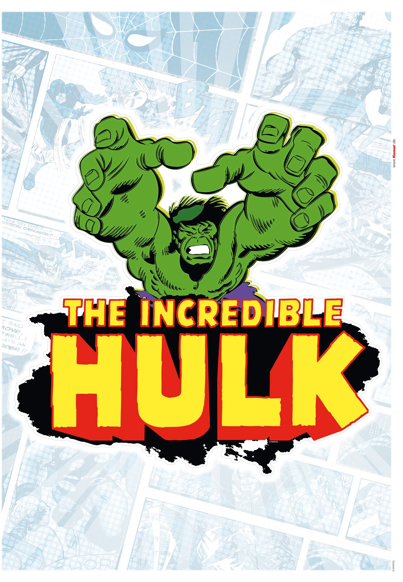 Komar Wandtattoo "Hulk Comic Classic", (1 St.)