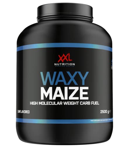 XXL Nutrition - Waxy Maize - Komplexes Kohlenhydrat mit 99% Amylopektin-Anteil, Schnelle Resorption - 2500 Gramm - Geschmacksneutral