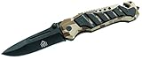 Puma TEC Messer Einhand-Rettungsmesser Schlagdorn Länge geöffnet: 21.0cm, grau, M