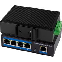 LogiLink NS200 - Industrieller Fast Ethernet Switch, 5-Port 10/100 Mbps