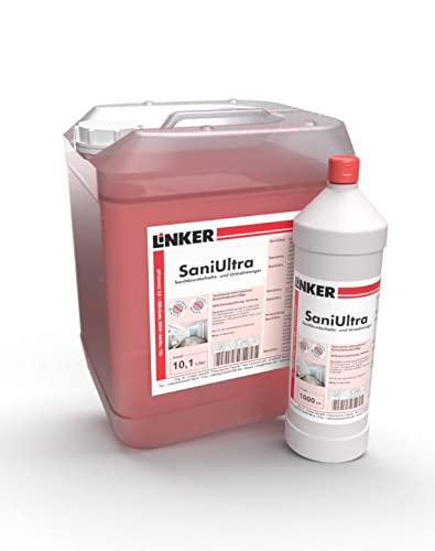 Linker Chemie SaniUltra Sanitär Bad Reiniger 10,1 Liter Kanister ohne Flasche | Reiniger | Hygiene | Reinigungsmittel | Reinigungschemie |