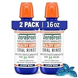 TheraBreath 24 Hour Healthy Gums Periodontist Formulated Oral Rinse, 16 Ounce (Pack of 2)