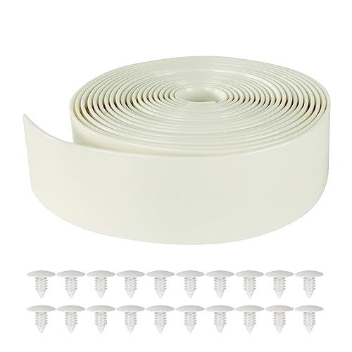 Vinyl-Gurte für Terrassenstühle, 5,1 cm x 6,8 m, Vinyl-Möbel-Ersatzriemen (weiß)