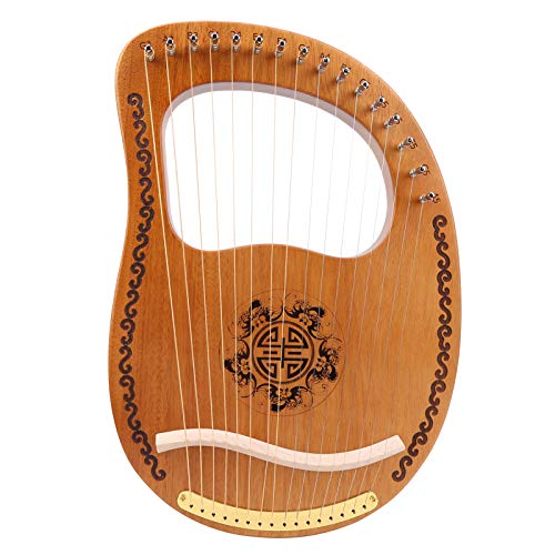 16 Saiten Harfe, Musikinstrument, nicht leicht zu beschädigen Der Körper Home Sweethearts for Beginners Party