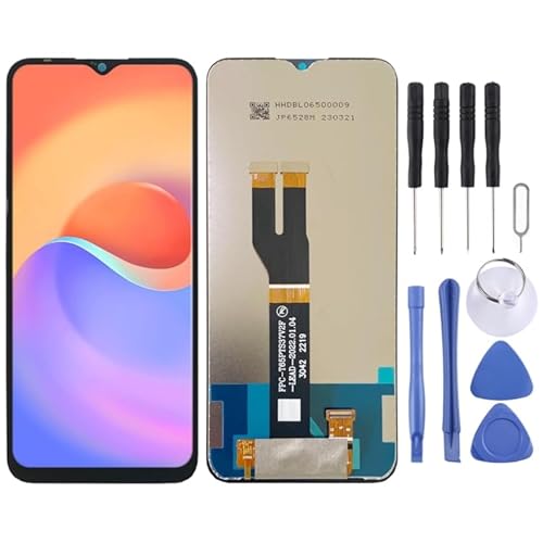 Smartphone Reparaturteile IPS LCD -Bildschirm für ZTE Blade A52 Lite Digitizer Vollbaugruppe (schwarz)