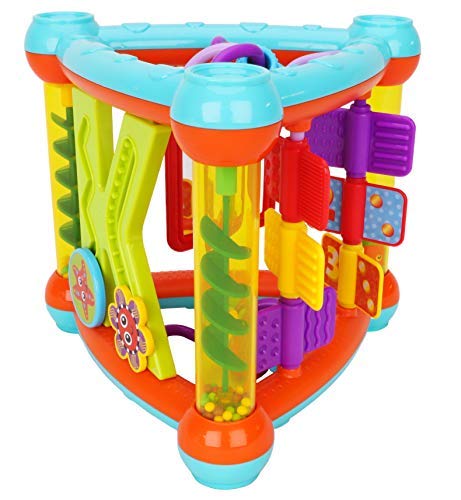 Toyland® Mein erstes Aktivitätsdreieck - 5-seitiges Lernen und Spaß - Babyspielzeug - 6 m +