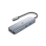 Qhou USB C Hub für MacBook M1/M2, 6 in 1 Hub USB Typ-C mit USB3.0, HDMI, PD, TF/SD Kompatibel mit Laptop/PC/Tablet/Maus/Tastatur