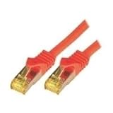 Mcab CAT7 S-FTP-PIMF-LSZH-10.0M-RED Ethernet-Kabel (10 m) rot