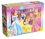 Lisciani De 2 Caras Coloreable Princesa, Piezas 48250 Puzzle 2 in 1 doppelseitig 60 Stück Prinzessinnen