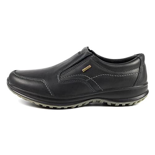 Grisport Herren Melrose Slip-on Schuhe, Schwarz (Black), 44 EU