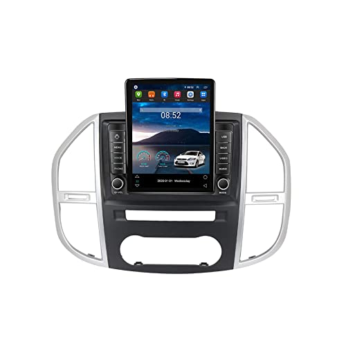 Android 11 Autoradio Navi Carplay für Mercedes Benz Vito 3 W447 2014-2020 2 Din Autoradio mit Bildschirm Rückfahrkamera 9.7 Zoll Touchscreen Car Radio Unterstützung WiFi Mirror Link Canbus ( Color : T