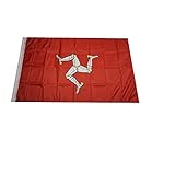 Stormflag Isle of Man Flaggen, 90 x 150 cm, Polyester-Pongee, 90 g, doppelt genäht