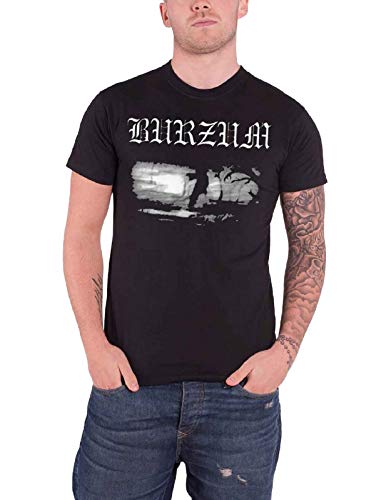 Burzum Herren Aske 2013 T-Shirt, Schwarz, Medium