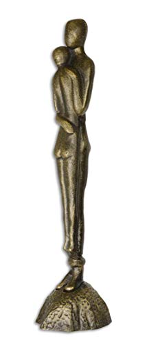 Deko Skulptur Paar Figur Statue Bronze-Antik-Look Gußeisen 65,7 cm