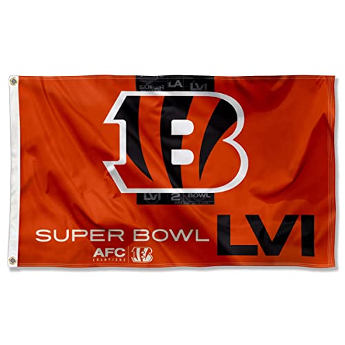 Cincinnati Bengals AFC Super Bowl LVI Bound 3x5 Flagge