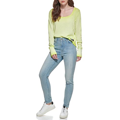 DKNY Women's Bleeker Super Stretch Shaping Skinny Jeans, Light Wash Denim, 25