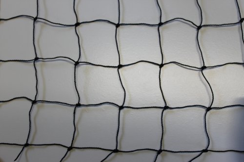 Volierennetz - Tiergehege - Netz - schwarz - Masche 5 cm - Stärke: 1,2 mm - Größe: 4,00 m x 5 m