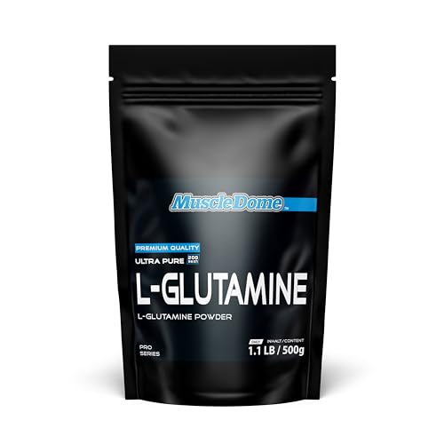 MuscleDome L-Glutamin Powder 500g Zipp-Beutel